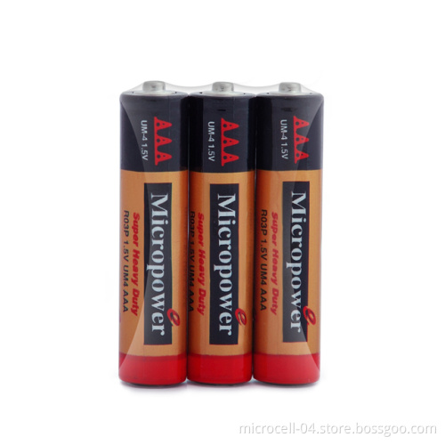 Super Heavy Duty AAA/R03/UM4 Battery